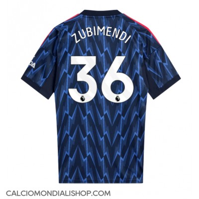 Maglie da calcio Arsenal Martin Zubimendi #36 Seconda Maglia 2025-26 Manica Corta Maglie da calcio Arsenal Martin Zubimendi #36 Seconda Maglia 2025-26 Manica Corta